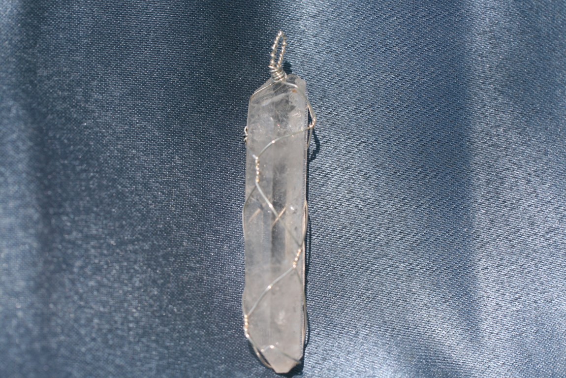 Tibetan Quartz Pendant Excellent for healing work and meditation 5318